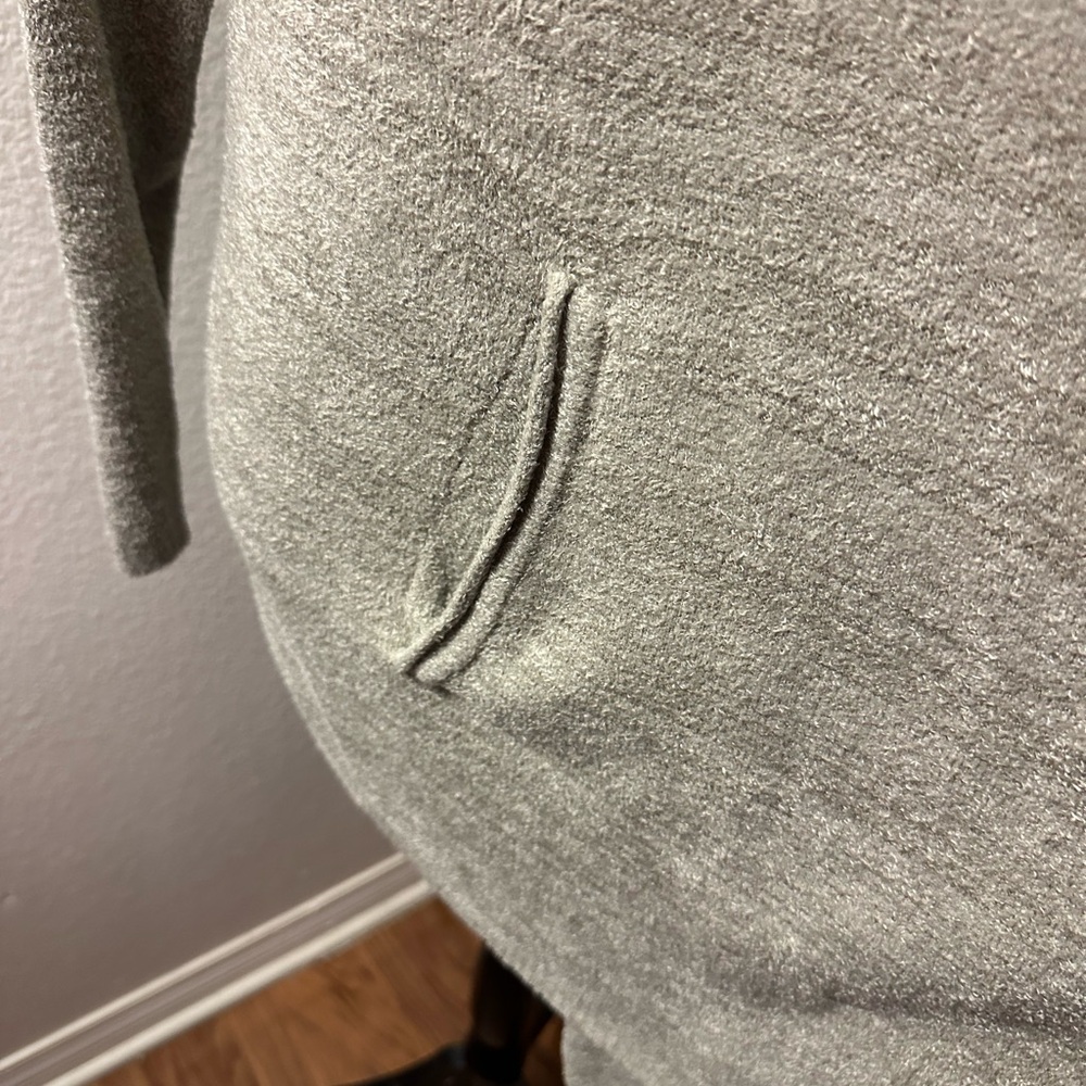 Seven7 Gray Draped Cardigan Sweater - Picture 7 of 8
